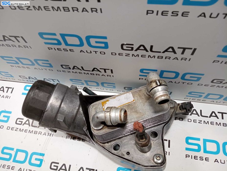 Radiator Racitor Ulei Termoflot cu Carcasa Suport Filtru Ulei Fiat Ritmo 1.6 JTD 2007 - 2014 Cod 55208625 [2775]