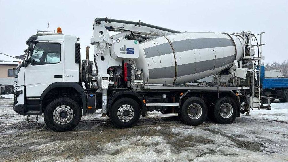 Autobetoniera Volvo FMX 500,cu pompa