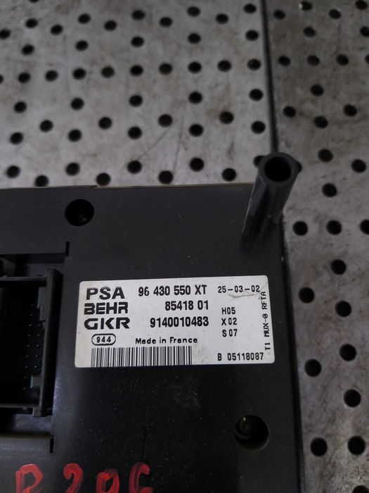 Panou comanda clima ac peugeot 206 2002 96430550xt 8541801 9140010483