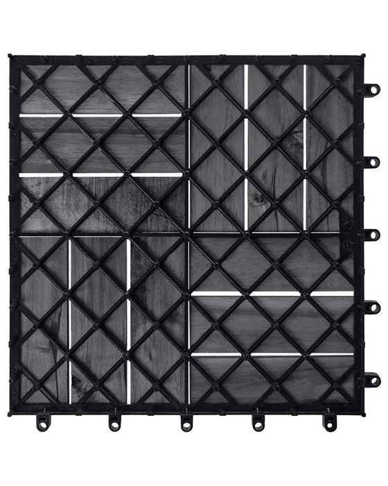 NOU Pardoseala exterioara, lemn salcam, gri