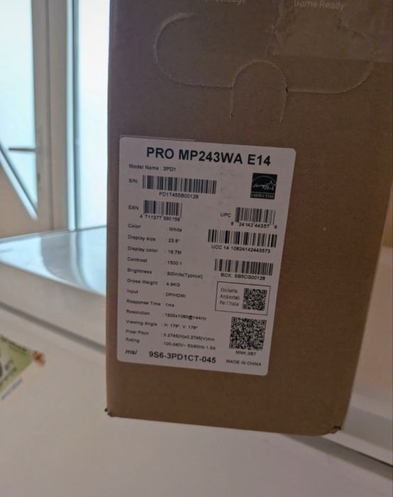 Msi pro mp243w e14