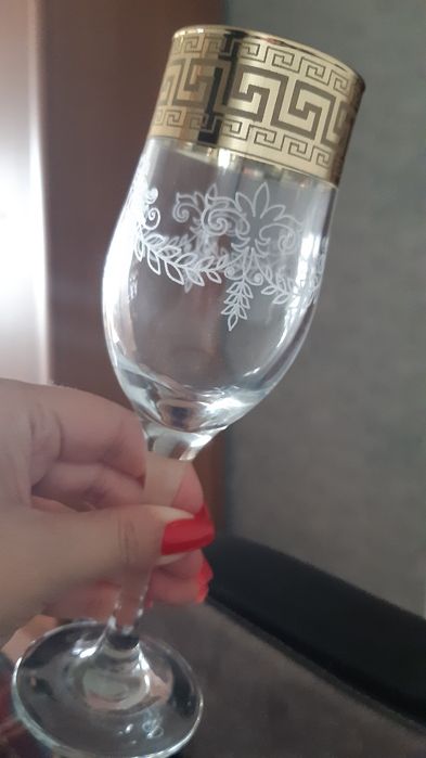 Фужеры ,Гусь хрустальный