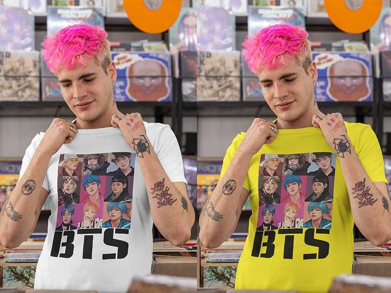 Тениска BTS Bangtan Boys Модели и размери