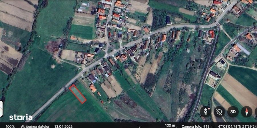 Teren intravilan Cetariu 1500 mp
