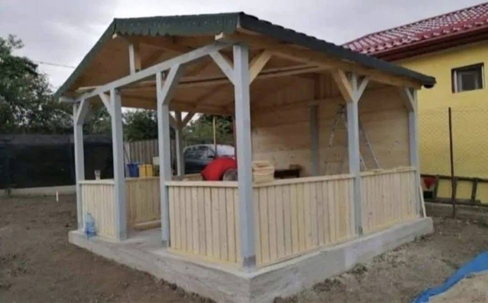 Terase din lemn realizam cu mareriale mele