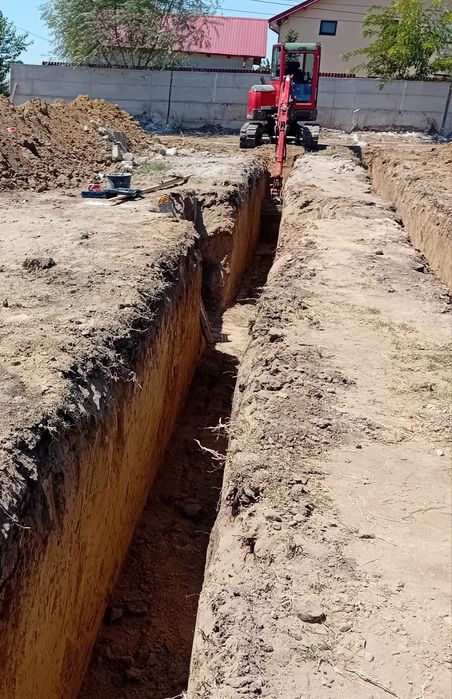 Miniexcavator de inchiriat