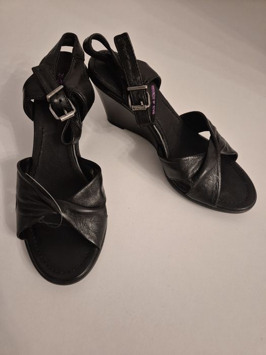 Sandale piele neagra marime 36