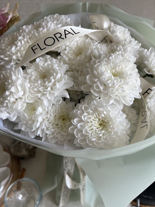 Букет цветов, хризантемы