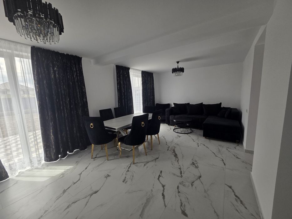 Vand casa noua individuala complet mobilata si utilata