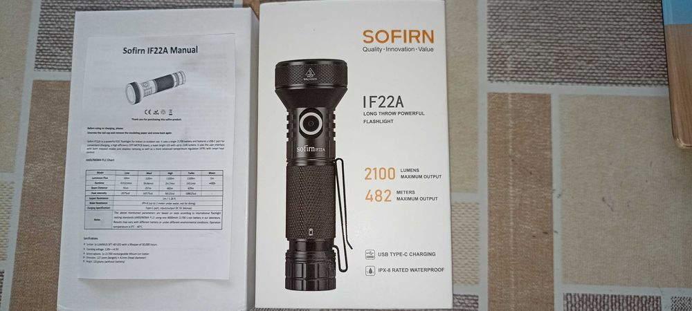 Lanterne foarte puternice Trustfire si Sofirn originale