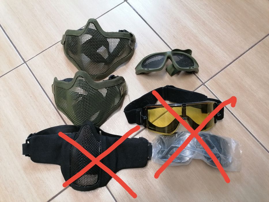 Protecții față și ochelari balistici airsoft