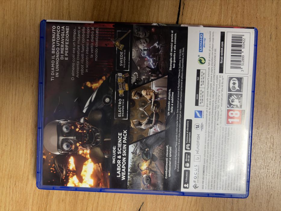 диск atomic heart на ps5