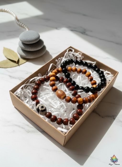 Бусина ручной работы. Дзи. Тибет.