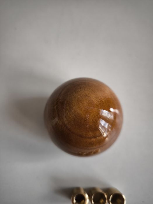 Дървена топка за скоростен лост махагонова махагон дърво  универсална