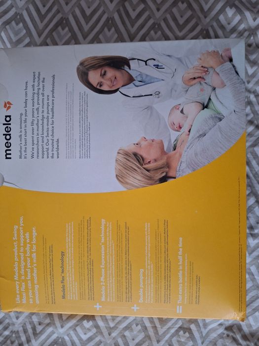 Двойна ел. помпа за кърма Medela Swing Maxi Flex + подарък 50 бр. подп