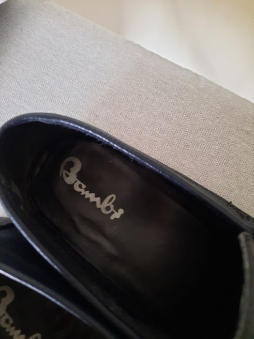 Мужские макасины Bambi кожаные