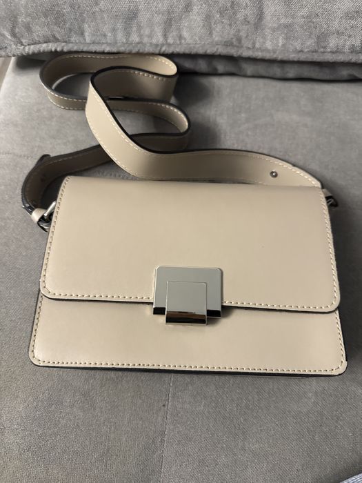 Сумочка кроссбоди , из кожи производство Италия