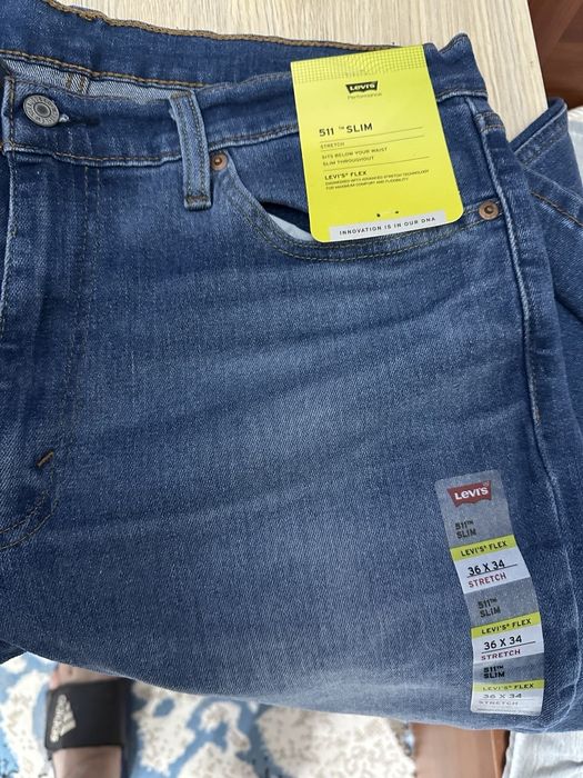 Джинсы Levi's 511 slim fit.p.-36/34.