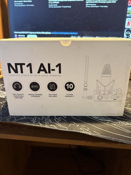 Продам микрофон rode nt1a с аудиокартой