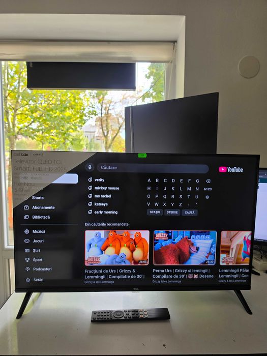 TCL QLED 32S5K 80CM Smart TV Android Full HD Garantie 24 Luni CashBox