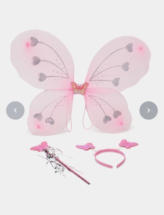 Крылья Феи, Бабочки карнавальный набор для девочки