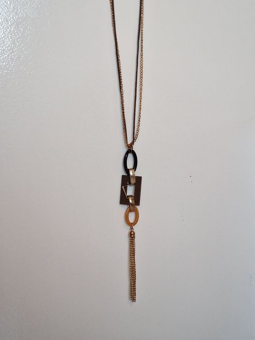 Колие с верижка златисто