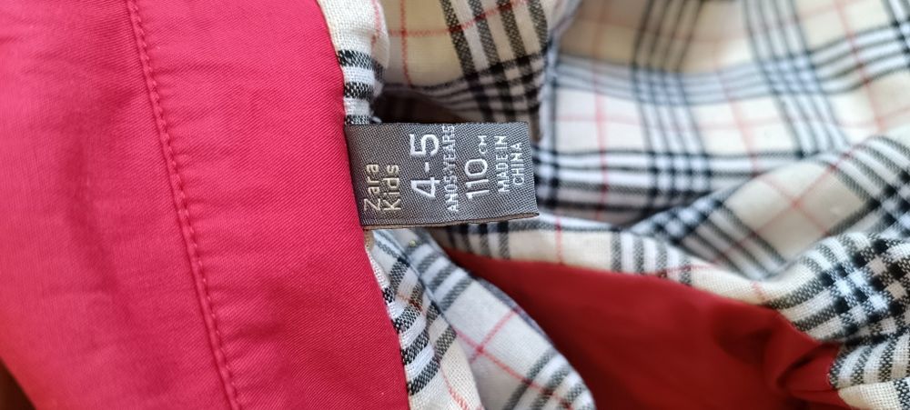 Детский плашь Zara kids