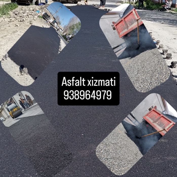 Asfalt ishilari qilamiz asfalt xizmati