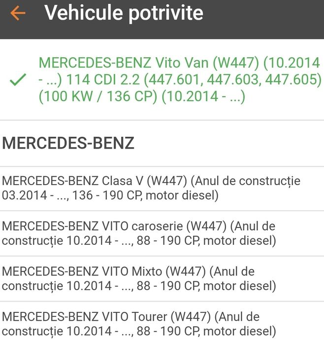 Radiator climatizare Vito Viano W447 Toată gama de piese Noi în Stoc