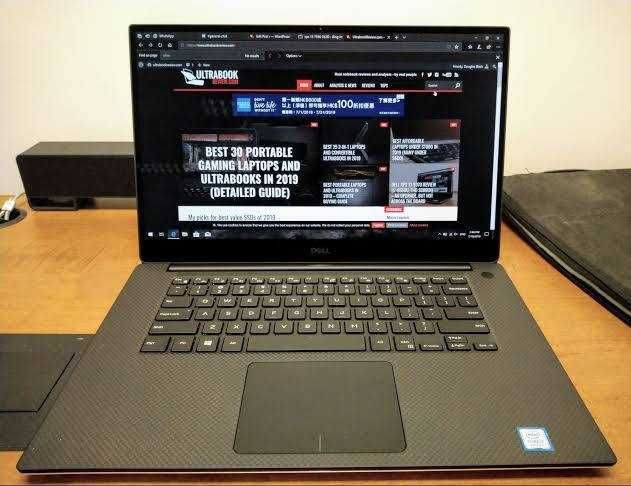 Noutbook Dell XPS 15 7590 — i9 / GTX 1650 / 16GB RAM