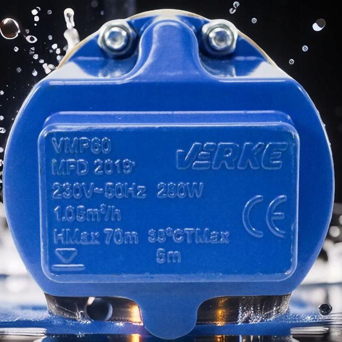 Pompa de apa curata submersibila cu membrana, debit 1.05 m³/h, mufa