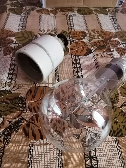 Лампа Накаливания Прожекторная 500 Вт. и Цоколь Е27.