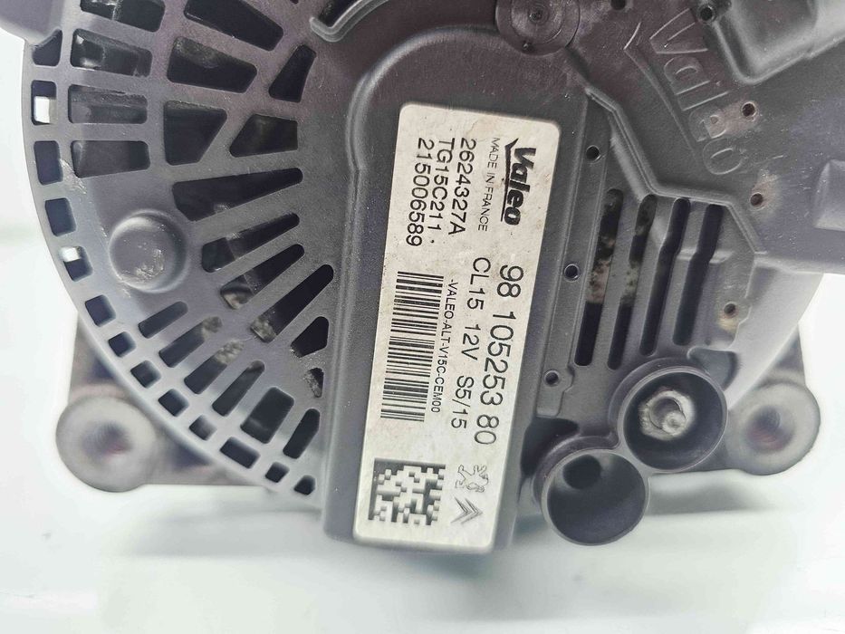 Alternator  PEUGEOT 208 [Fabr 2012-prezent] 9810525380 1.6 HDI DV6FD 7