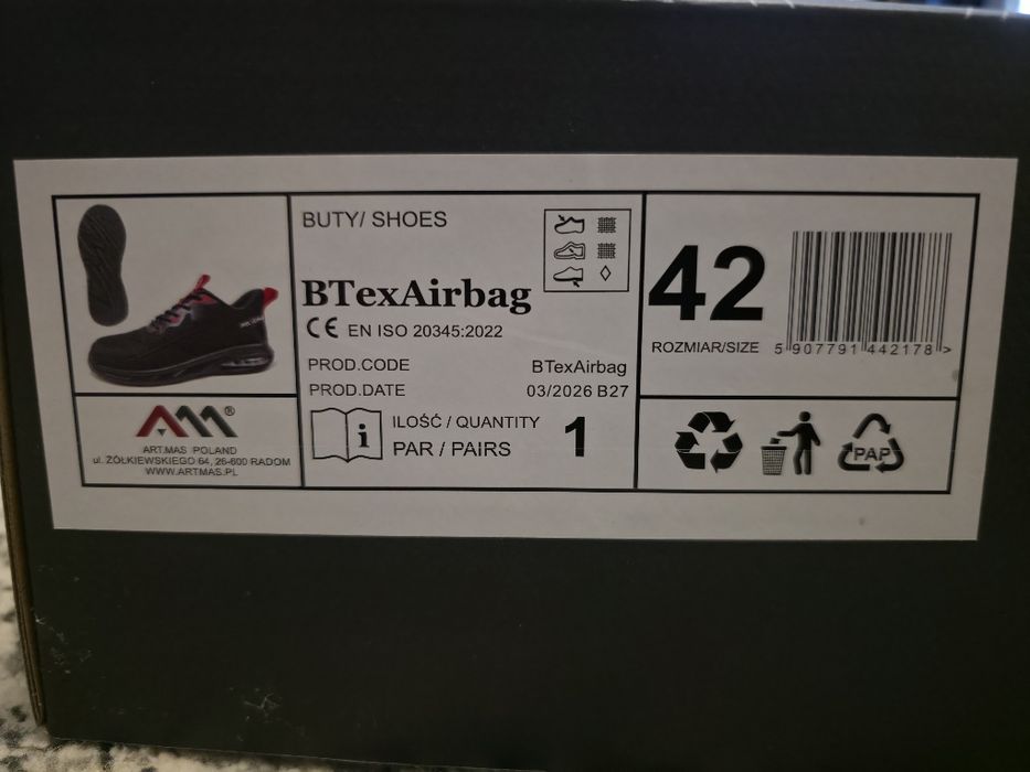 Pantofi protecție BTEX Airbag