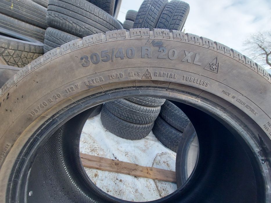 Cauciucuri 305 40 20 Continental M+S iarnă dot 2019 preț 630lei ambele