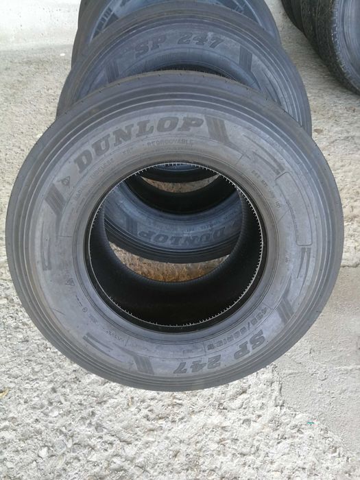 2 Нови гуми за ремарке R19.5 435/50 Dunlop SP247 160J M+S 1920лв С ДДС