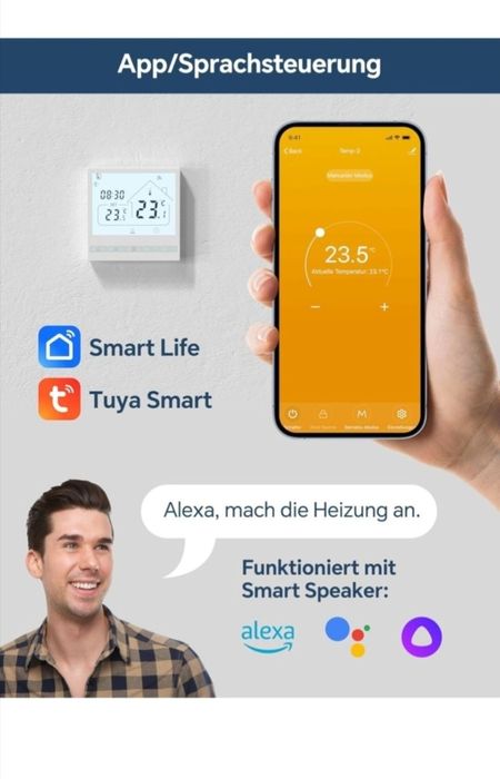 Termostat Beok wifi centrala/încălzire în pardoseala