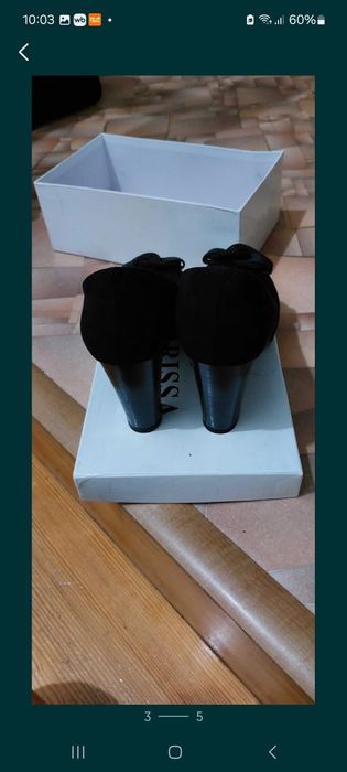 Туфли замшевые 36 размер