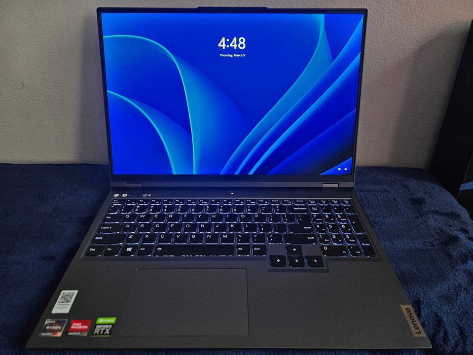 Lenovo Legion 5 Pro, RTX 3070 8 GB, Ryzen 7 5800H, 32 GB RAM, 1 TB SSD