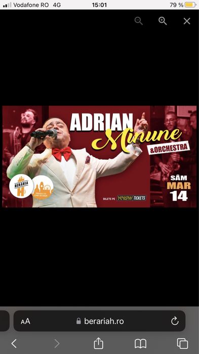 Invitatii  Adrian copilul minune Beraria H