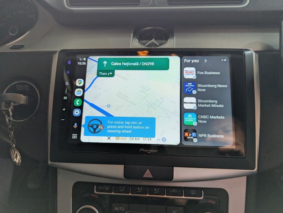 Navigație dedicată VW Passat B6/B7/CC Pioneer SPH-PF97BT 4X50W