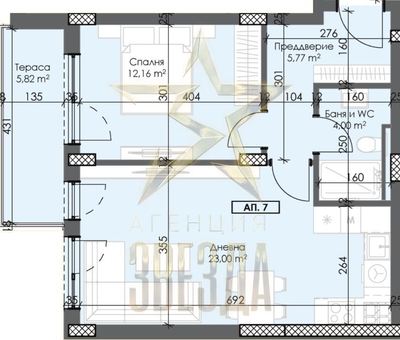 Двустаен до SPS