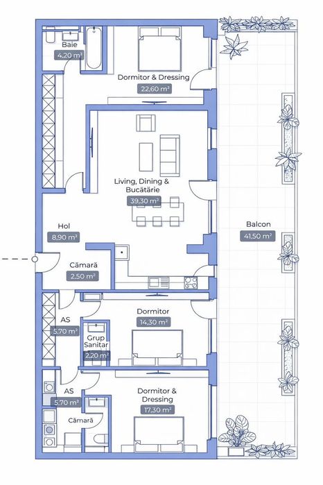 Arqa Jolie Village | 4 camere lux | Pipera–Iancu Nicolae | NEGOCIABIL