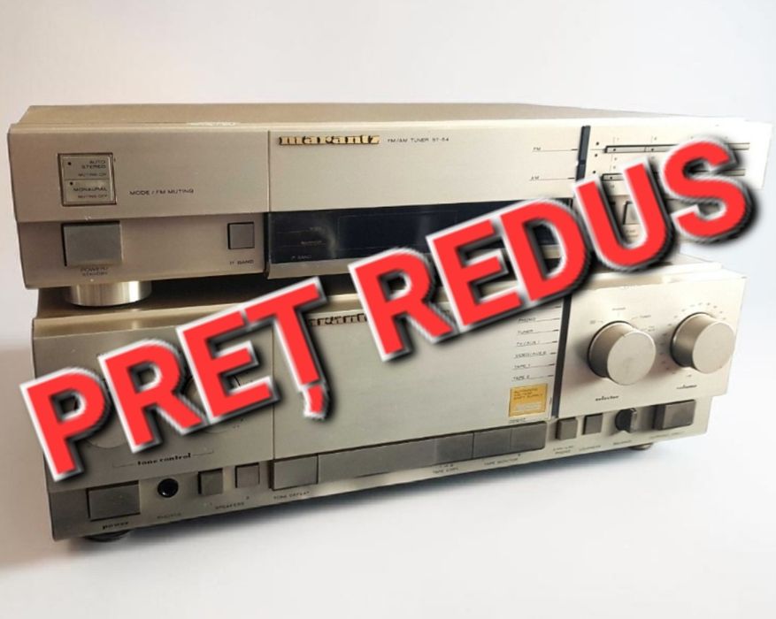 set vintage MARANTZ amplificator PM-54 MK2 + tuner ST-54