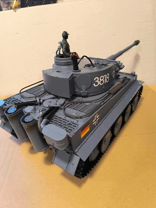 Tanc radiocomandat cu sunet lumini, fum ASG 1:16 German Panzer Tiger 1