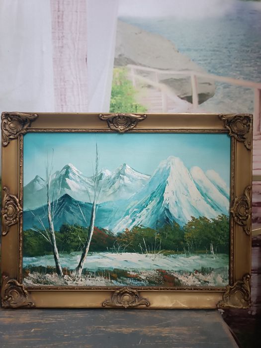 Picurată pe pânză 46x36 cm