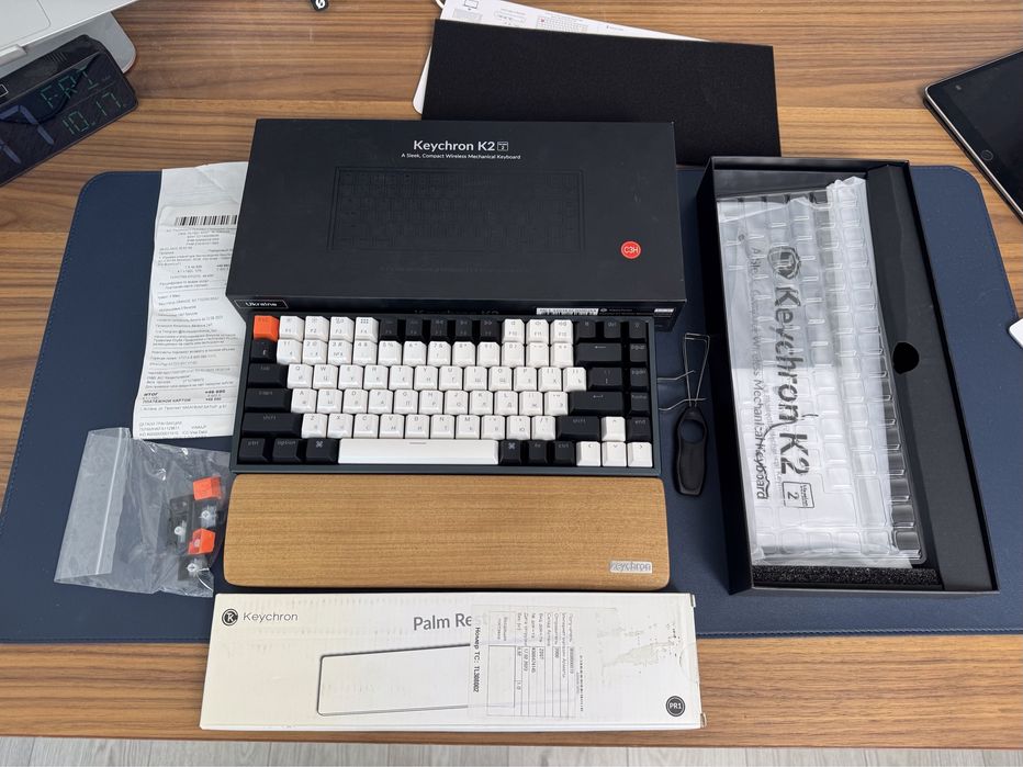 Механическая клавиатура Keychron k2 как новая