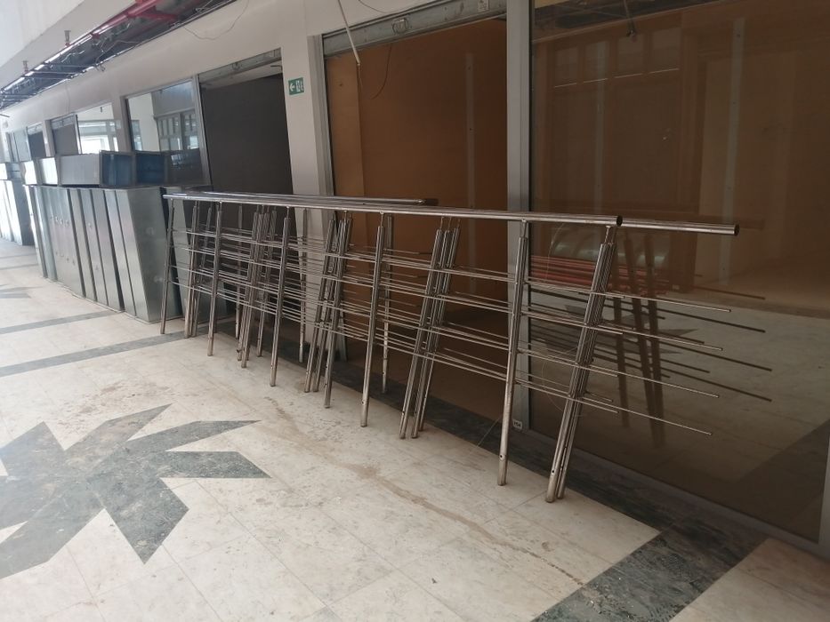 Balustrada de inox - demontata