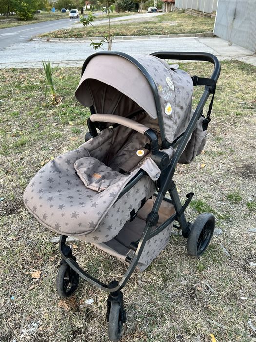 Бебешка количка комбинирана Чиполино кошче за новородено 3 в 1