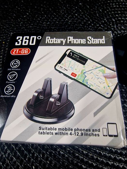 360 градуса въртяща стойка, поgхоgяща за мобилни телефони и таблети